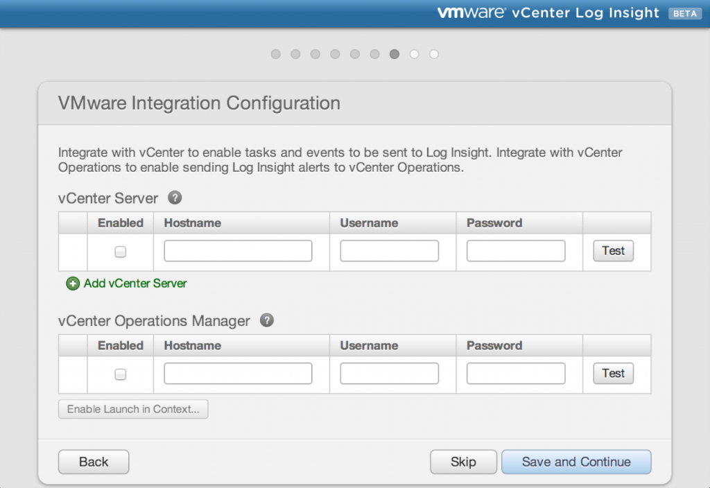 log-insight-config-vmware-integration