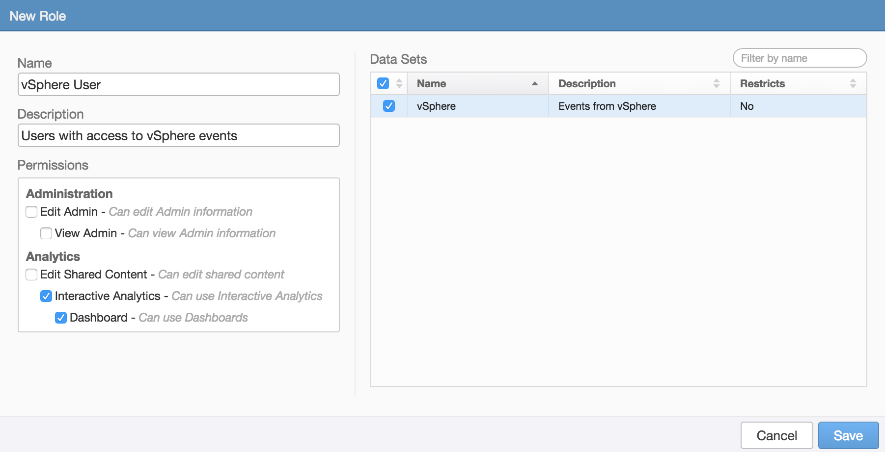 Log Insight 2.5: RBAC Configuration Example - SFlanders